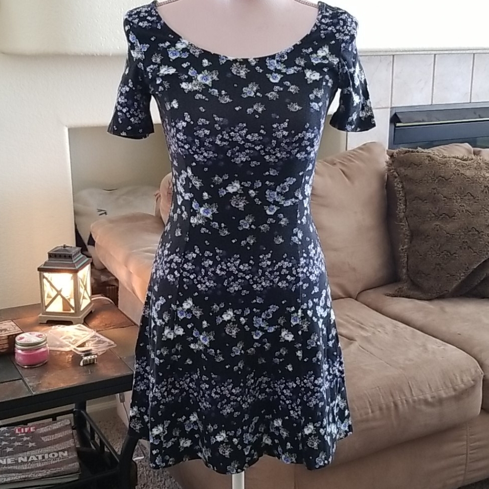 Floral skater Dress